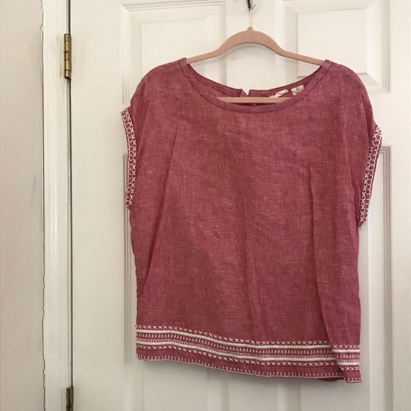 100% Linen Top - Picture 2 of 9